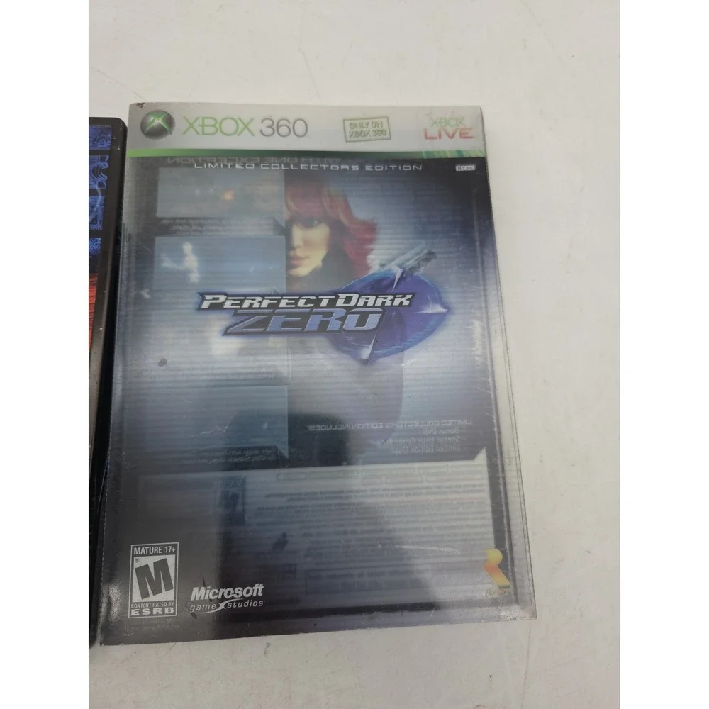 Perfect Dark Zero --Limited Collector's Edition Xbox 360 CIB Tested Working